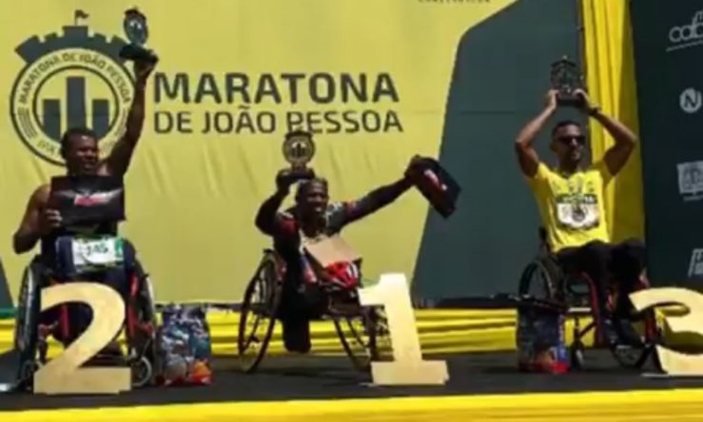 Paratleta camaçariense garante primeiro lugar na Maratona de João Pessoa