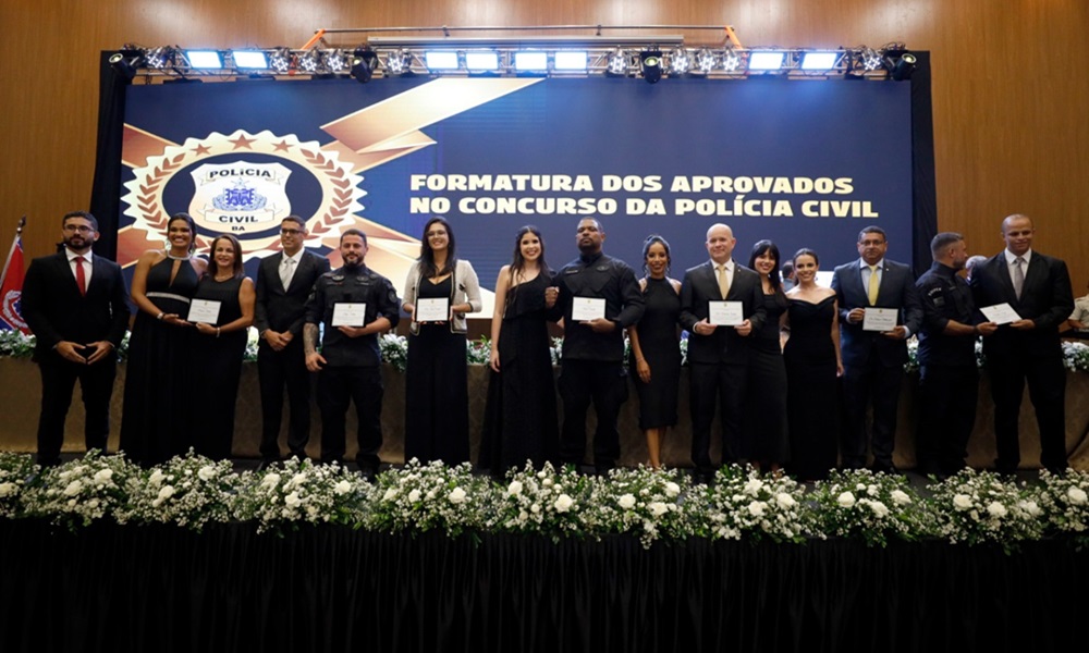 Polícia Civil forma 712 novos delegados, escrivães e investigadores aprovados em concurso