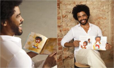Ator Diogo Almeida lança livro infantojuvenil em Salvador