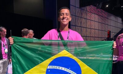 Baiano conquista vaga em campeonato mundial de robótica educacional nos EUA