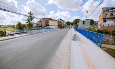 Pedestres já podem utilizar passeios da nova Ponte da Avenida Rio Camaçari