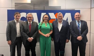 Caetano e Ivoneide confirmam instalação de agência da Caixa Econômica em Vila de Abrantes