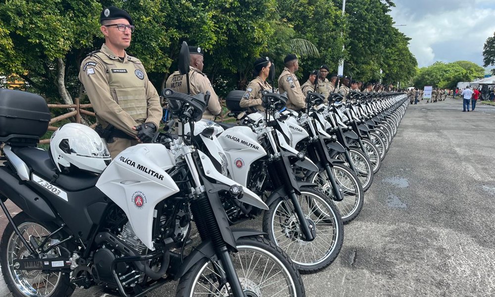 "Agora, de fato, vamos atuar com o motopoliciamento", afirma capitão Lucas Dã após receber 40 motocicletas