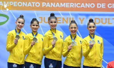 Brasil fecha Pan-Americano de Ginástica Rítmica com 12 medalhas