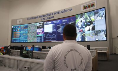 Com investimento de R$ 26 milhões, SSP amplia uso do videomonitoramento nos festejos juninos da Bahia