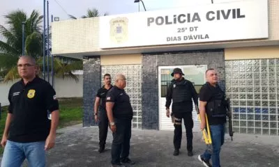 Operação policial prende homem acusado de homicídio e tráfico de drogas em Dias d’Ávila