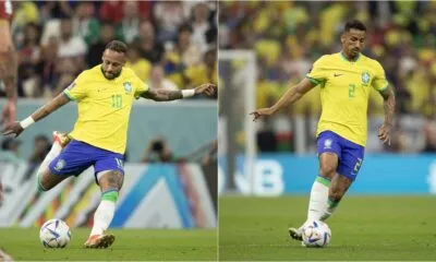 Neymar e Danilo estão fora da fase de grupos da Copa do Mundo