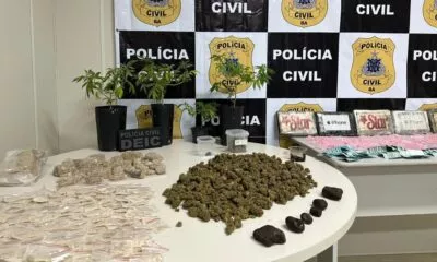 Foragido de Santa Catarina é preso em Salvador com drogas que seriam vendidas no Carnaval