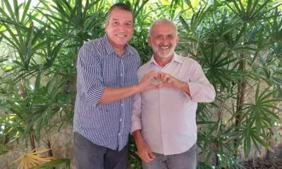 Ex-prefeito de Camaçari, Ademar Delgado declara voto em Oswaldinho