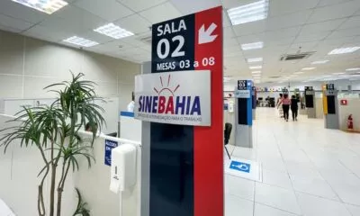 SineBahia divulga vagas de emprego em Salvador, Lauro de Freitas, Simões Filho e Candeias